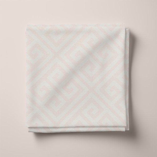 Rödaktig Rosa Grekisk Nyckel Mönster Tyg (Skapare uppladdad)