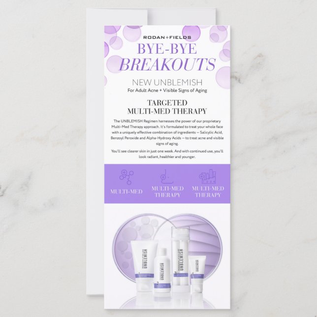 Rodan och Fält New Unblemish Flyer (Framsida)