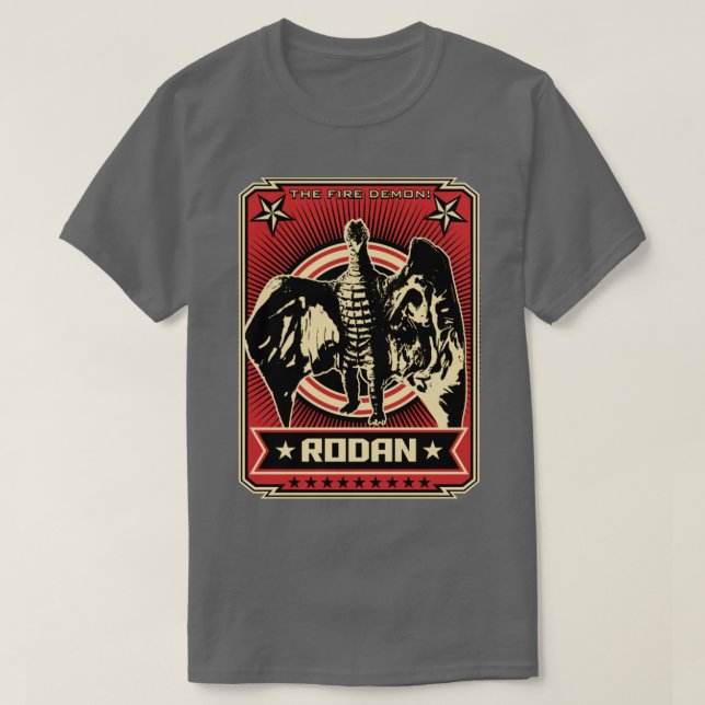 RODAN PROPAGANDA POSTER T SHIRT (Design framsida)
