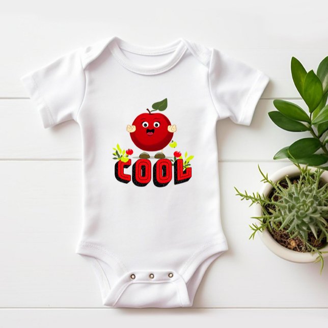 Rödäpple i rutt t shirt (Skapare uppladdad)