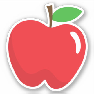 Rödäpple Klistermärken