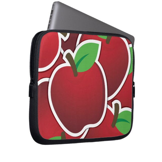Rödäpplen av funky laptop fodral (Framsidan Höger)