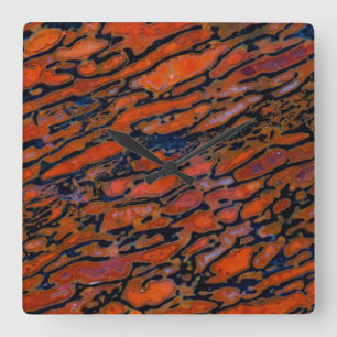 Rödbenet benmjöl fyrkantig klocka