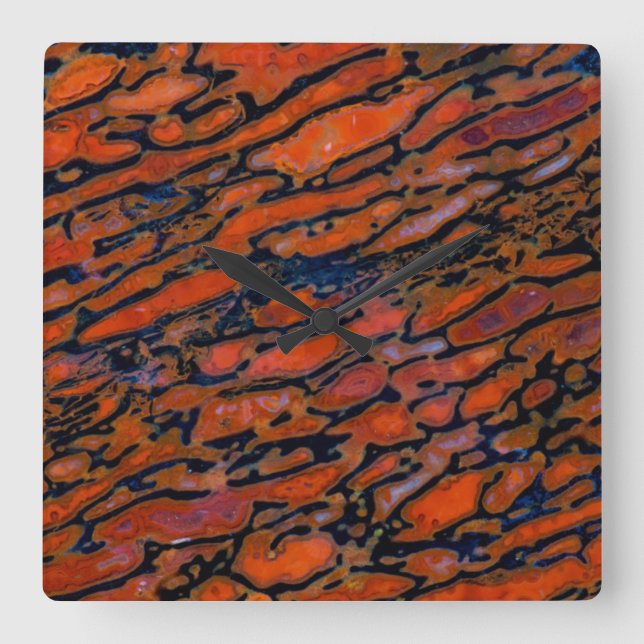 Rödbenet benmjöl fyrkantig klocka (Framsida)