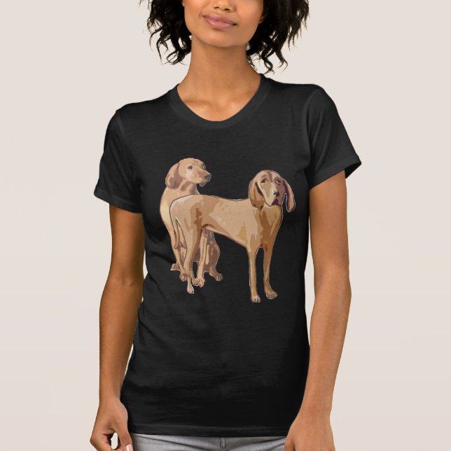 rödbenskonhound t-shirt (Framsida)