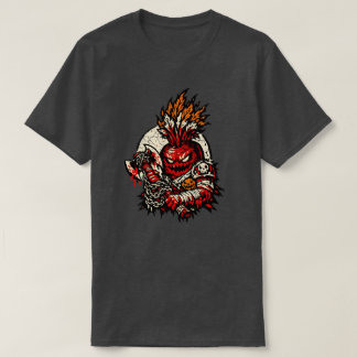Rödbetor Berserker Halloween — Mörk Retro Krigare T Shirt