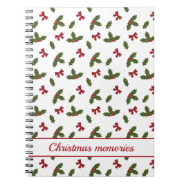 Rödbets- och julhusväxter Mönster & text Anteckningsbok