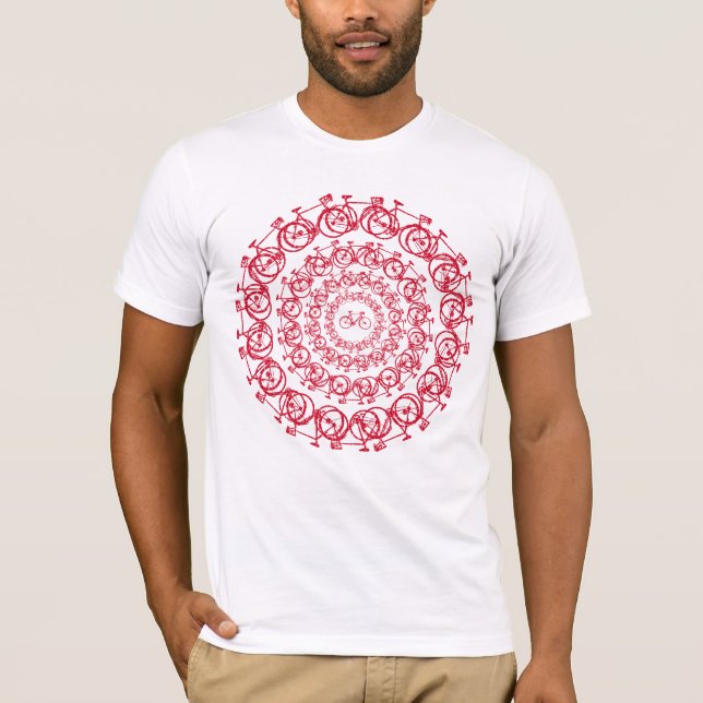 rödbikes mandala t shirt (Framsida)