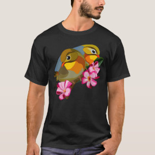 RÖDBILDADE LEIOTHRIX-FÅGLAR T SHIRT