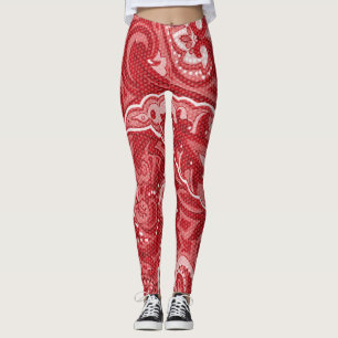Rödbläckfisk, rödbläckfisk, mönster leggings