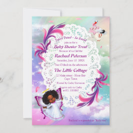 Rödbögar, fluffymoln, fjärilshuggare tack kort