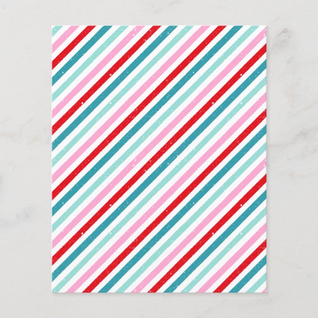 Rödboken för Mönster Rosa Red Grönt Papper (Framsida)