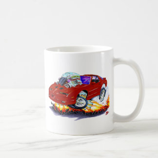 Rödbrun bil 1982-92 för trans.-förmiddag kaffemugg
