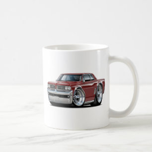Rödbrun bil för 1964 GTO Kaffemugg