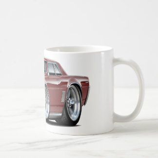 Rödbrun bil för 1964 GTO Kaffemugg