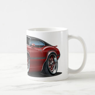 Rödbrun bil för Olds Cutlass 442 Kaffemugg