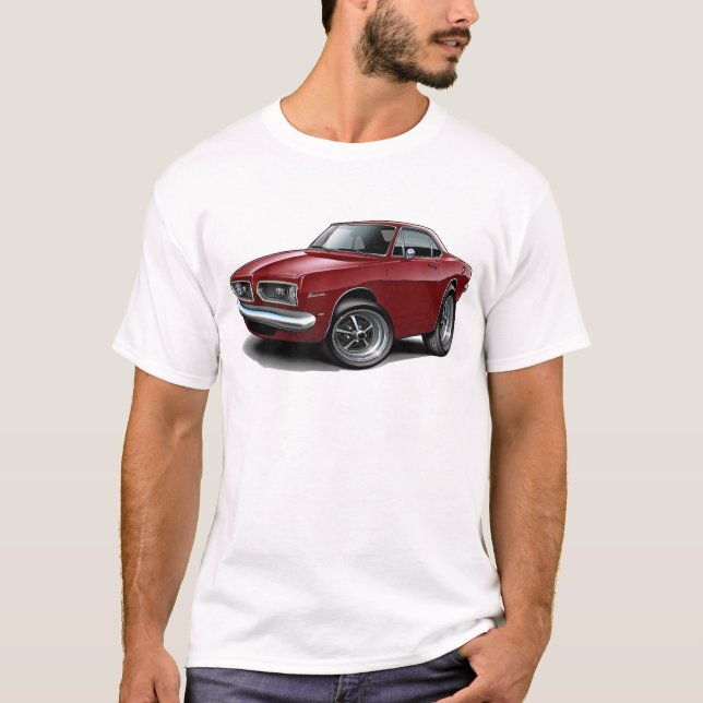 Rödbrun Coupe 1967-69 för Barracuda T Shirt (Framsida)
