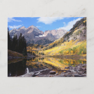 Rödbrun Klockor Colorado höst Vykort