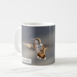 Rödbrun kolibri Psaltaren 115:13 KJV Kaffemugg