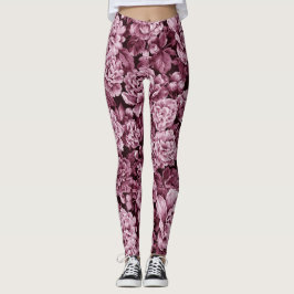 Rödbrun monokromatisk ponnyer leggings