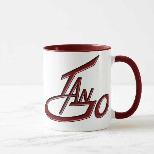 rödbrun mugglogotyp mugg (Höger)