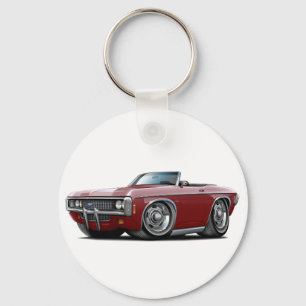Rödbrun omvänd 1969 för Impala Nyckelring