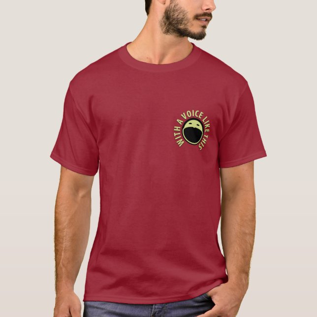 (Rödbrun) PodcastgalleriT-tröja, T-shirt (Framsida)