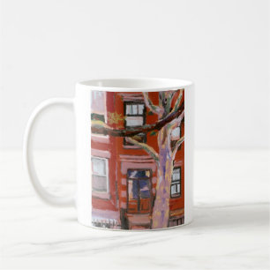 Rödbrun sandsten Brooklyn, rödbrun sandsten Kaffemugg