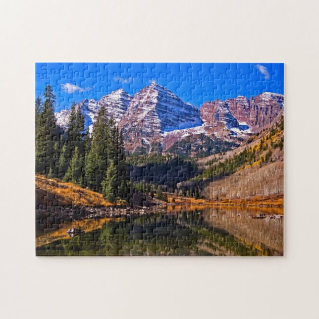 Rödbruna Klockor Pussel (Horisontell)