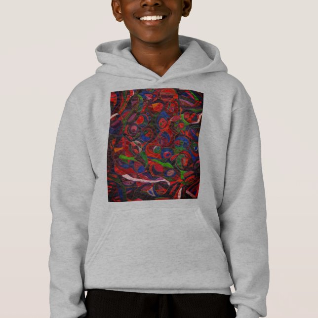 Rödcirkeldesign T Shirt (Framsida)