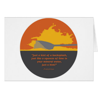 Rodd Backsplash Hälsningskort