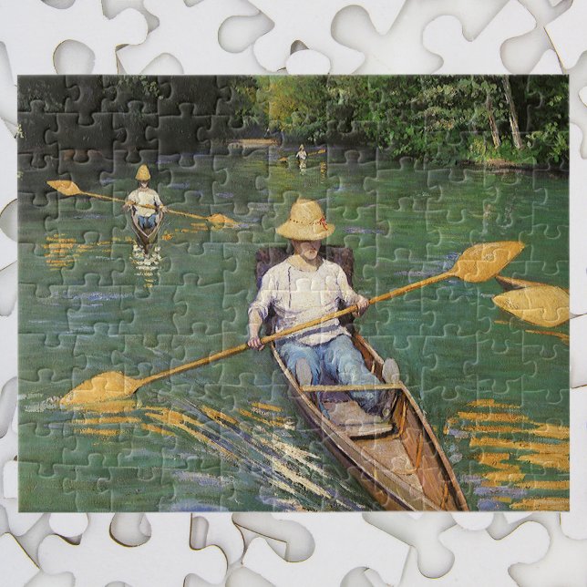 Roddare av Gustave Caillebotte, Vintage Fine Art Pussel (Skapare uppladdad)