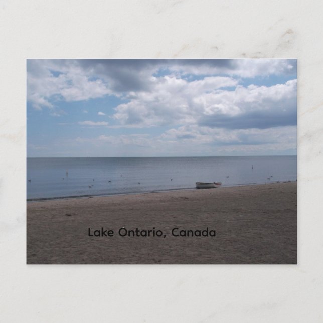 Roddare på Lake Ontario vykort (Framsida)