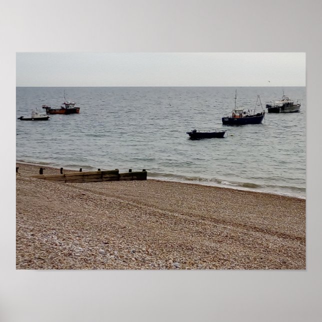 Roddbåtar.  affisch (Framsidan)