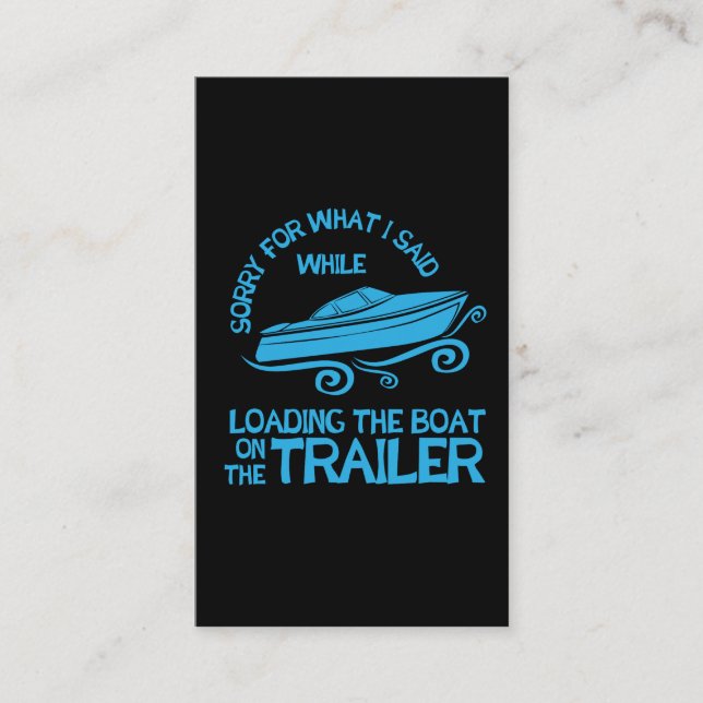 Roddgåva som laddar fartyget på släpet visitkort (Framsida)