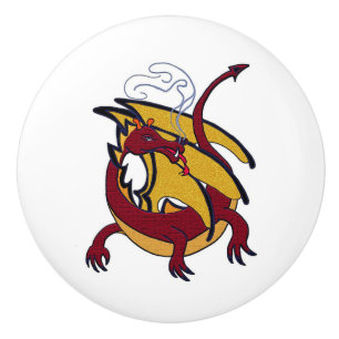 Röddrake (I) Knopp
