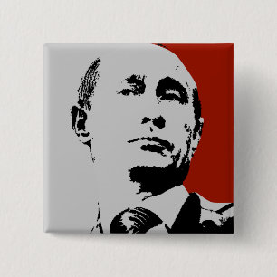 Röde Vladimir Putin Knapp
