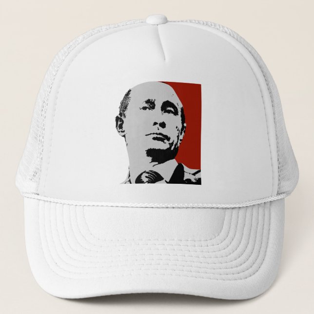 Röde Vladimir Putin Truckerkeps (Framsida)