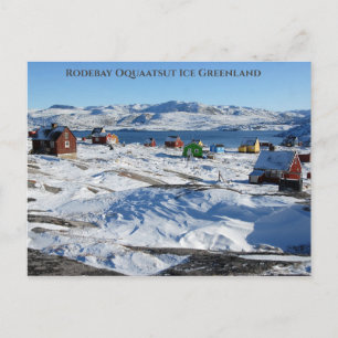 Rodebay Oqaatsut Grönland Vykort