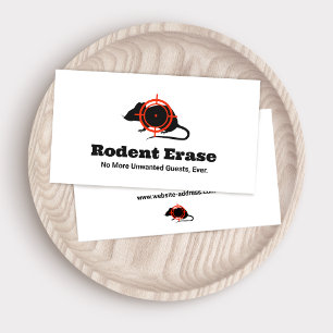Rodent Control Mouse Exterminator Visitkort