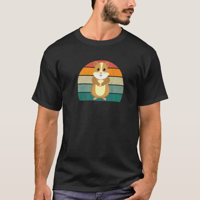 Rodents hamster råtta mus squirrel cage hutch rabb t shirt (Framsida)