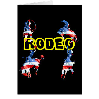 Rodeo är America Hälsningskort