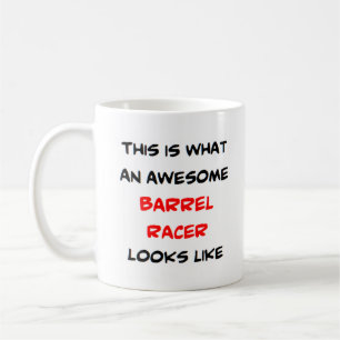 rodeo barrel racer, fantastisk kaffemugg