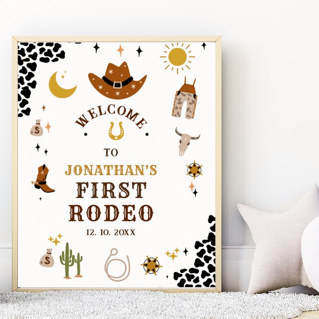 Rodeo Birthday Boy, Cowboy Birthday Poster (Skapare uppladdad)