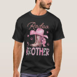 Rodeo Brother Rosa Boots Coquette CowGirl Birthday T Shirt<br><div class="desc">Rodeo Brother Rosa Boots Coquette CowGirl Födelsedagsfest</div>