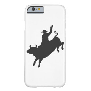 Rodeo Bull Ride silhouette Barely There iPhone 6 Fodral
