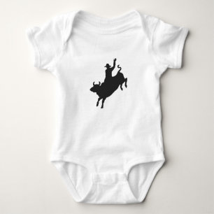 Rodeo Bull Ride silhouette T Shirt