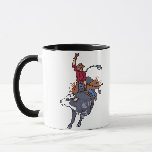 Rodeo Bull Rider Mugg (Vänster)