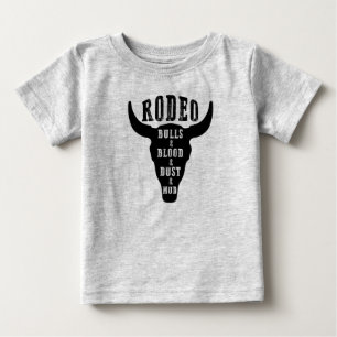 Rodeo/Bulls och Blood/Land Baby/Land Sång T Shirt