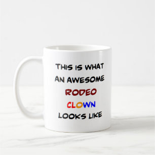 rodeo clown, fantastisk kaffemugg